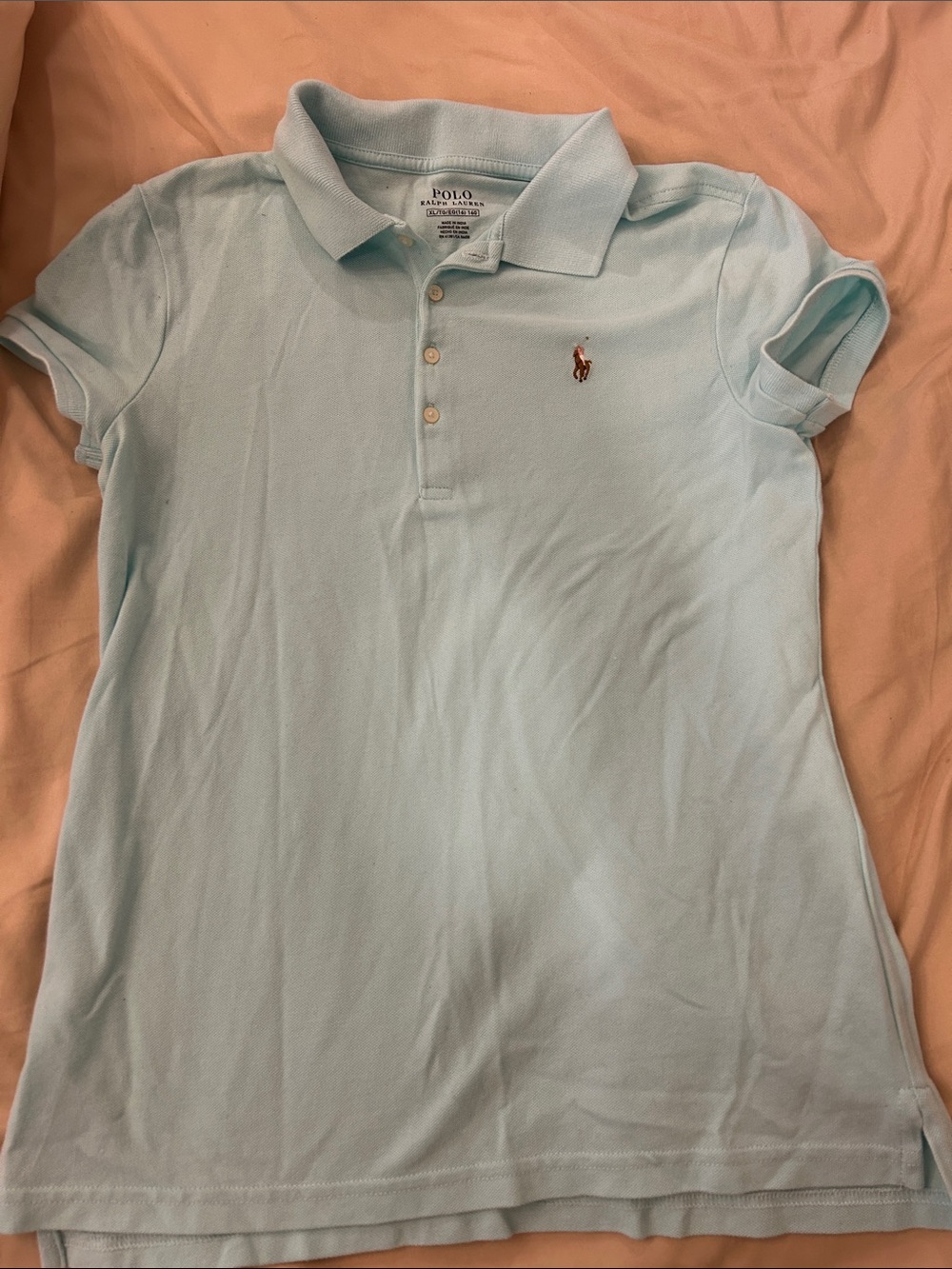 Polo by Ralph Lauren Light Blue Girls Polo Shirt
